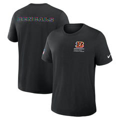 Nike Cincinnati Bengals 2025 NFL Crucial Catch Tri-Blend Dri-FIT T-Shirt Black
