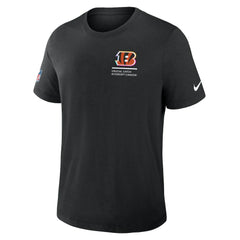 Nike Cincinnati Bengals 2025 NFL Crucial Catch Tri-Blend Dri-FIT T-Shirt Black