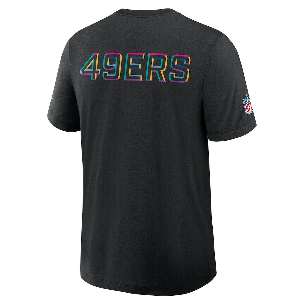 Nike San Francisco 49ers 2025 NFL Crucial Catch Tri-Blend Dri-FIT T-Shirt Black