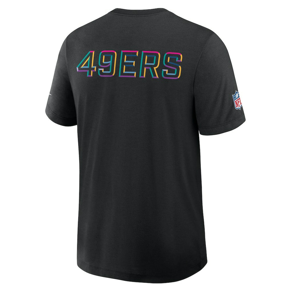 Nike San Francisco 49ers 2025 NFL Crucial Catch Tri-Blend Dri-FIT T-Shirt Black