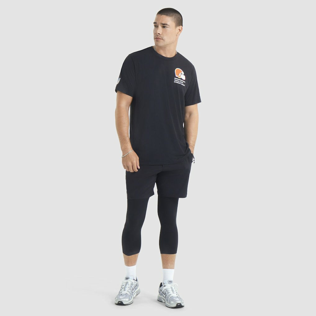 Nike Cleveland Browns 2025 NFL Crucial Catch Tri-Blend Dri-FIT T-Shirt Black