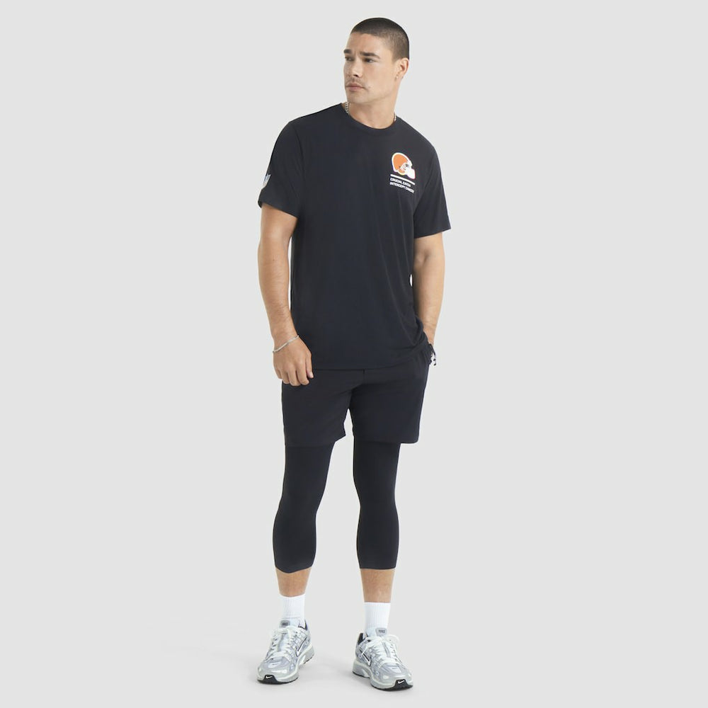 Nike Cleveland Browns 2025 NFL Crucial Catch Tri-Blend Dri-FIT T-Shirt Black