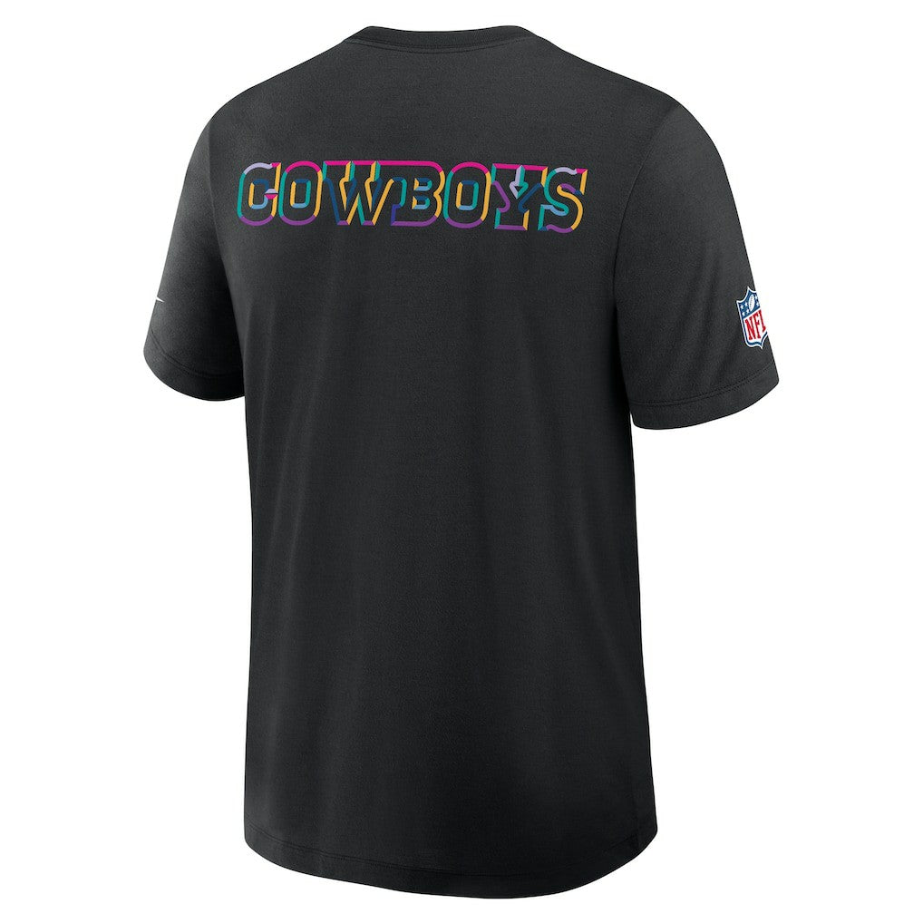 Nike Dallas Cowboys 2025 NFL Crucial Catch Tri-Blend Dri-FIT T-Shirt Black