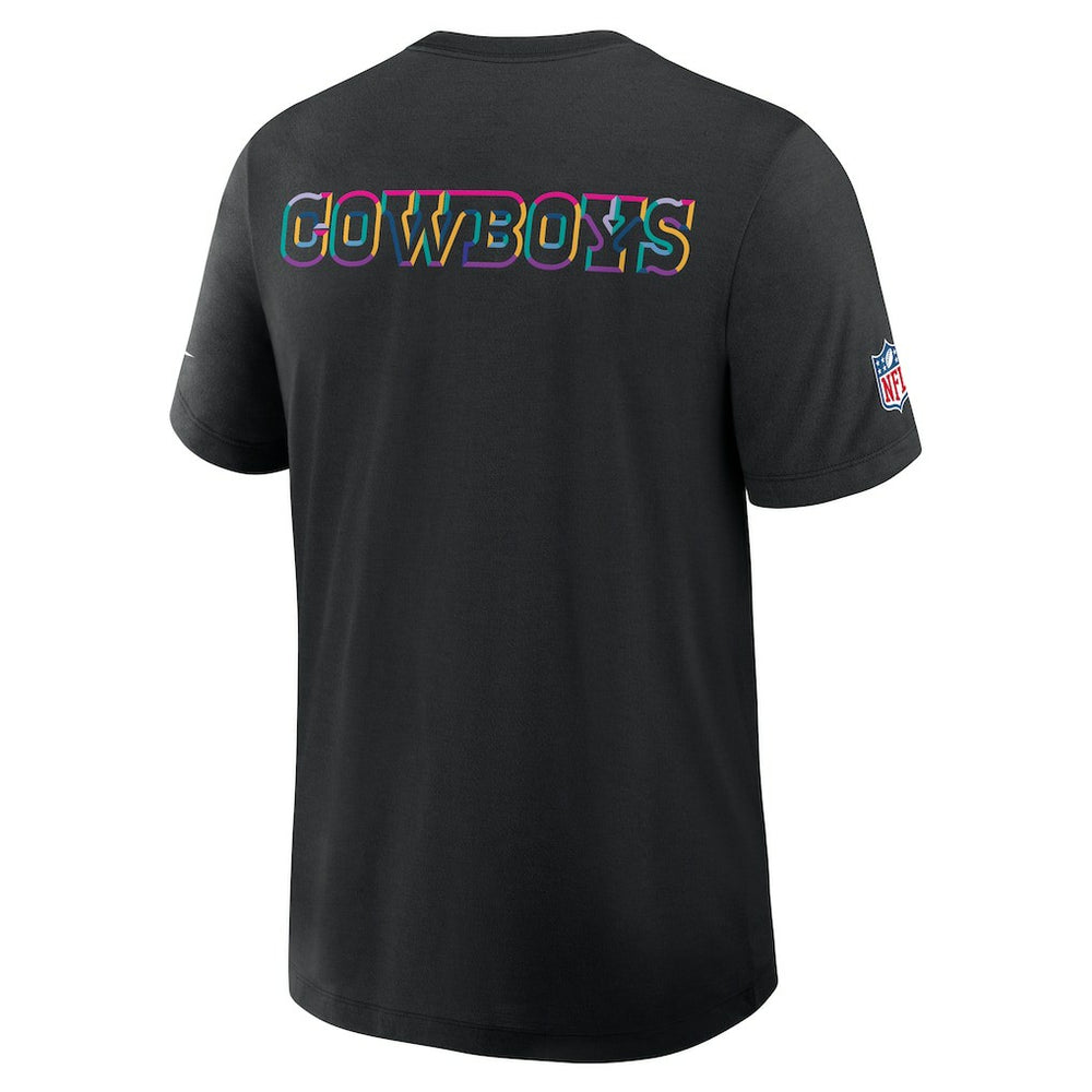 Nike Dallas Cowboys 2025 NFL Crucial Catch Tri-Blend Dri-FIT T-Shirt Black