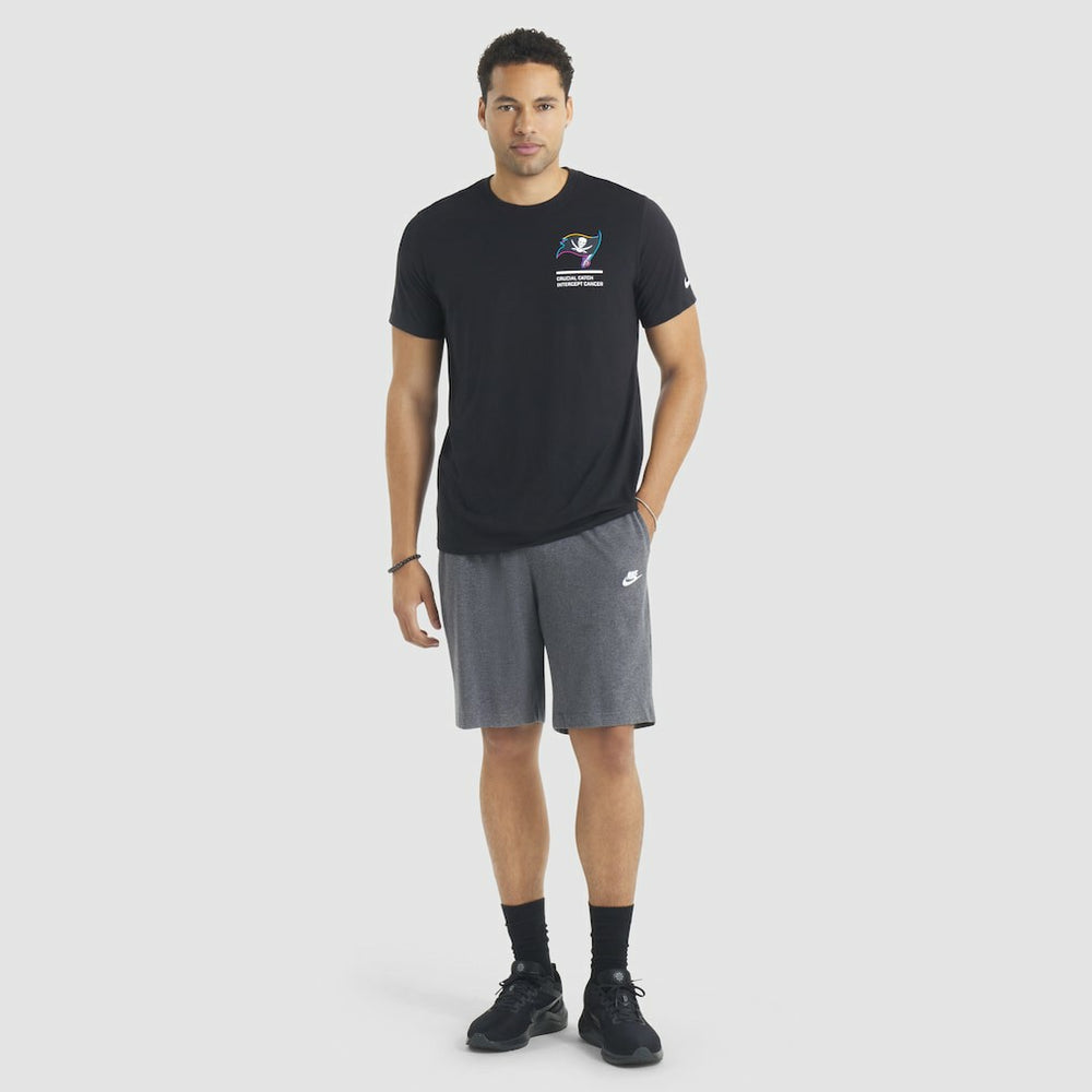 Nike Tampa Bay Buccaneers 2025 NFL Crucial Catch Tri-Blend Dri-FIT T-Shirt Black