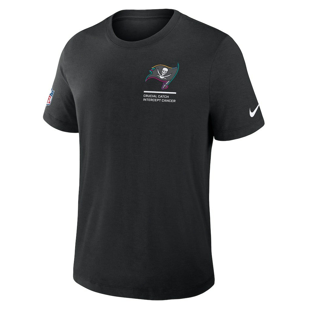 Nike Tampa Bay Buccaneers 2025 NFL Crucial Catch Tri-Blend Dri-FIT T-Shirt Black