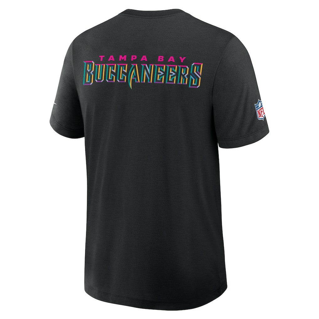 Nike Tampa Bay Buccaneers 2025 NFL Crucial Catch Tri-Blend Dri-FIT T-Shirt Black