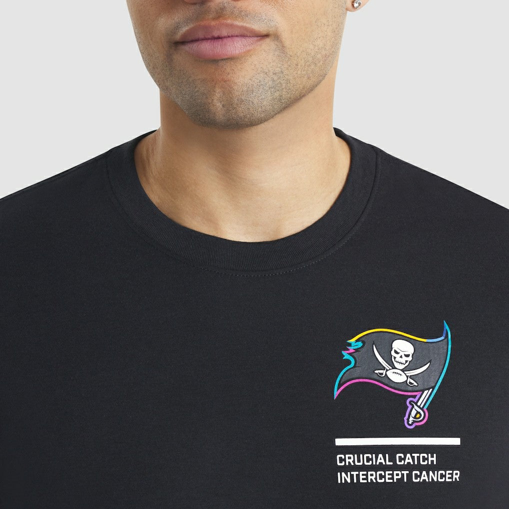 Nike Tampa Bay Buccaneers 2025 NFL Crucial Catch Tri-Blend Dri-FIT T-Shirt Black