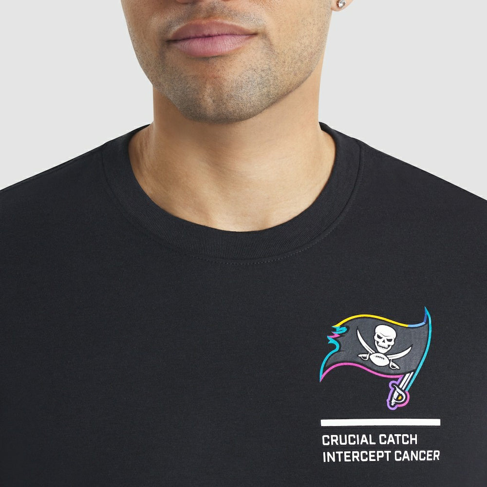 Nike Tampa Bay Buccaneers 2025 NFL Crucial Catch Tri-Blend Dri-FIT T-Shirt Black