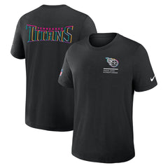 Nike Tennessee Titans 2025 NFL Crucial Catch Tri-Blend Dri-FIT T-Shirt Black