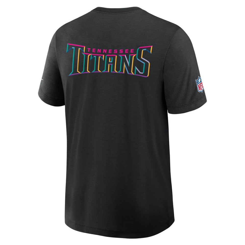 Nike Tennessee Titans 2025 NFL Crucial Catch Tri-Blend Dri-FIT T-Shirt Black