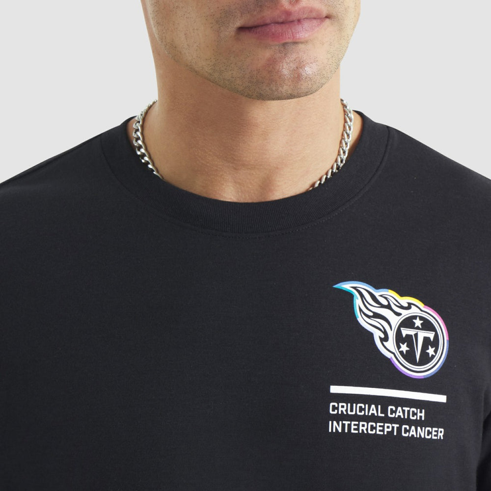 Nike Tennessee Titans 2025 NFL Crucial Catch Tri-Blend Dri-FIT T-Shirt Black