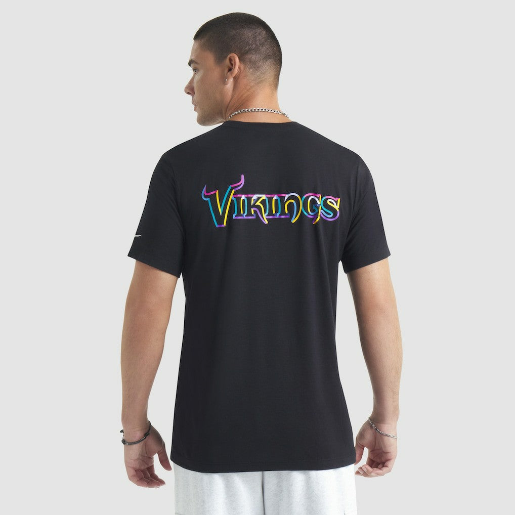 Nike Minnesota Vikings 2025 NFL Crucial Catch Tri-Blend Dri-FIT T-Shirt Black