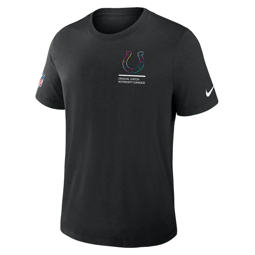 Nike Indianapolis Colts 2025 NFL Crucial Catch Tri-Blend Dri-FIT T-Shirt Black