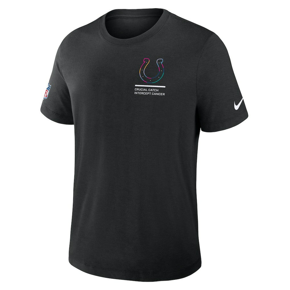 Nike Indianapolis Colts 2025 NFL Crucial Catch Tri-Blend Dri-FIT T-Shirt Black