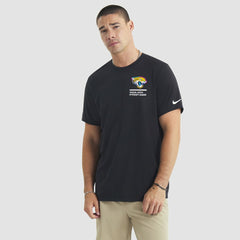 Nike Jacksonville Jaguars 2025 NFL Crucial Catch Tri-Blend Dri-FIT T-Shirt Black
