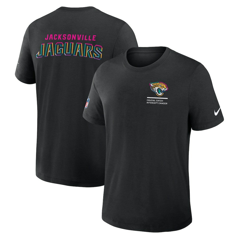 Nike Jacksonville Jaguars 2025 NFL Crucial Catch Tri-Blend Dri-FIT T-Shirt Black