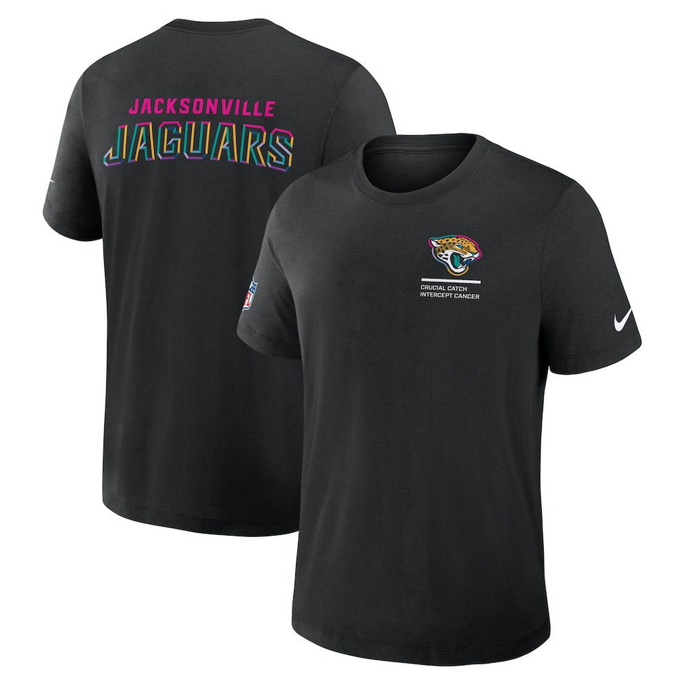 Nike Jacksonville Jaguars 2025 NFL Crucial Catch Tri-Blend Dri-FIT T-Shirt Black