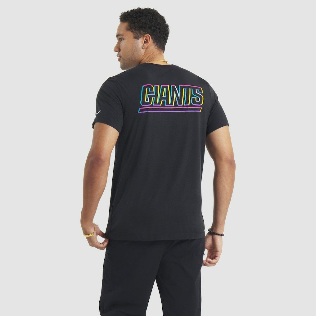 Nike New York Giants 2025 NFL Crucial Catch Tri-Blend Dri-FIT T-Shirt Black