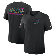 Nike New York Giants 2025 NFL Crucial Catch Tri-Blend Dri-FIT T-Shirt Black