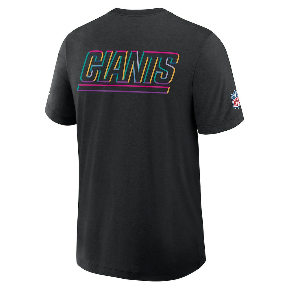 Nike New York Giants 2025 NFL Crucial Catch Tri-Blend Dri-FIT T-Shirt Black