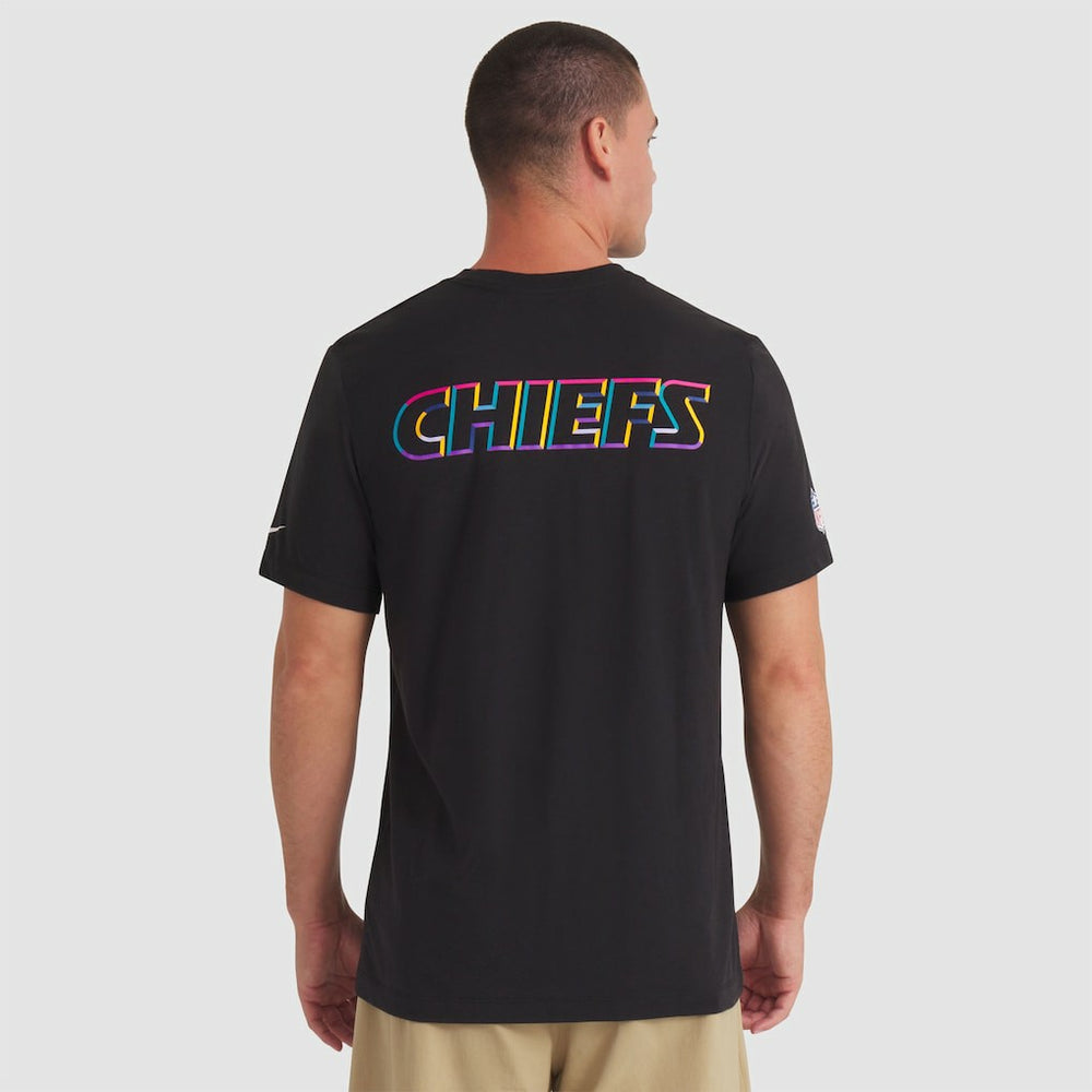Nike Kansas City Chiefs 2025 NFL Crucial Catch Tri-Blend Dri-FIT T-Shirt Black
