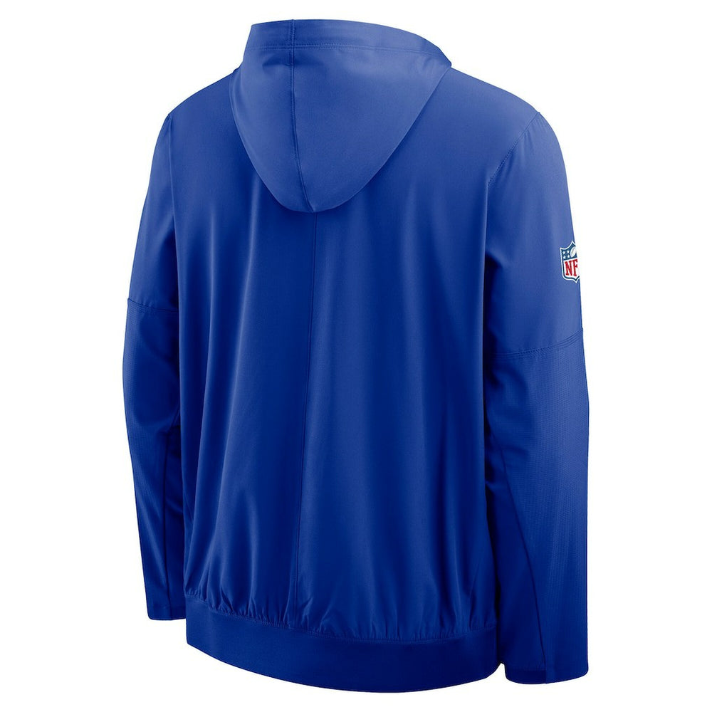 Nike Dallas Cowboys Sideline Alt Pack Anorak Half-Zip Hoodie Jacket Royal