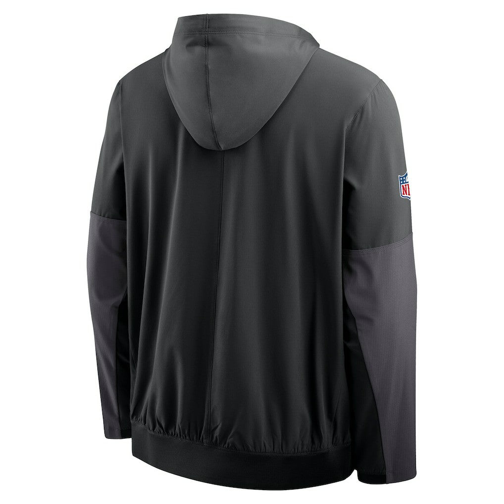 Nike Cincinnati Bengals Sideline Anorak Half-Zip Hoodie Jacket Black