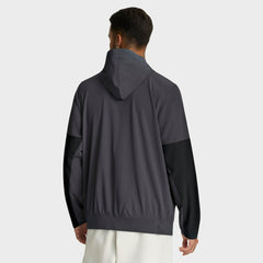Nike Cleveland Browns Sideline Anorak Half-Zip Hoodie Jacket Anthracite