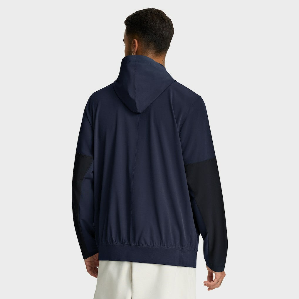 Nike Denver Broncos Sideline Anorak Half-Zip Hoodie Jacket Navy