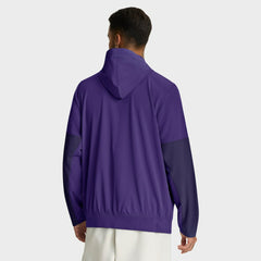 Nike Minnesota Vikings Sideline Anorak Half-Zip Hoodie Jacket Purple