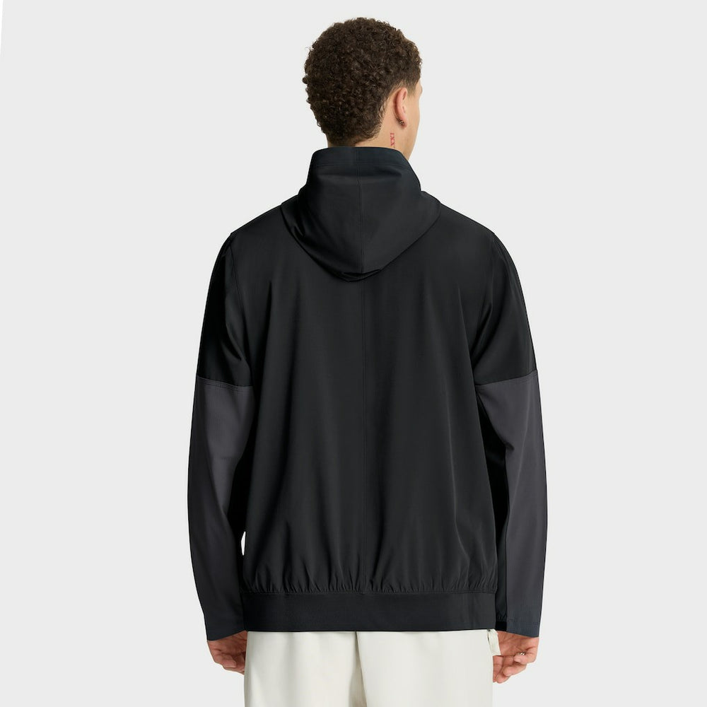 Nike Pittsburgh Steelers Sideline Anorak Half-Zip Hoodie Jacket Black