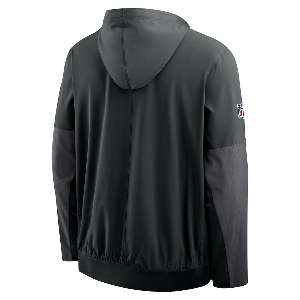 Nike Las Vegas Raiders Sideline Anorak Half-Zip Hoodie Jacket Black