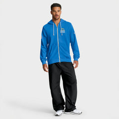 Nike Los Angeles Chargers Sideline Standard Issue Utility Player Dri-FIT Full-Zip Hoodie Powder Blue