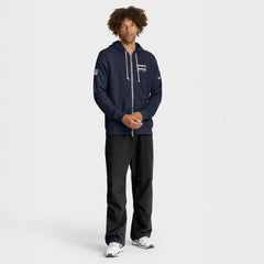 Nike New England Patriots Sideline Standard Issue Utility Player Dri-FIT Full-Zip Hoodie Navy