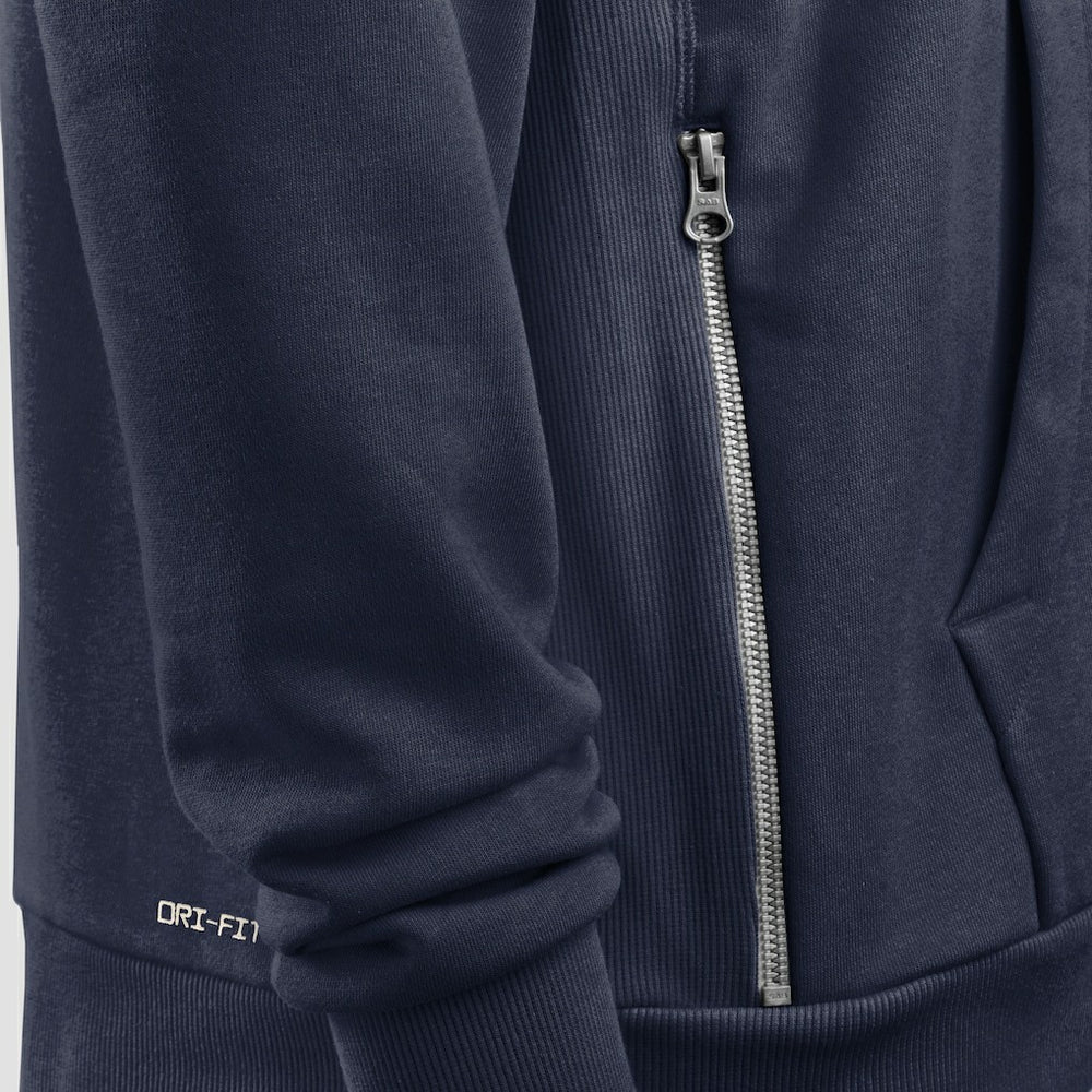 Nike New England Patriots Sideline Standard Issue Utility Player Dri-FIT Full-Zip Hoodie Navy