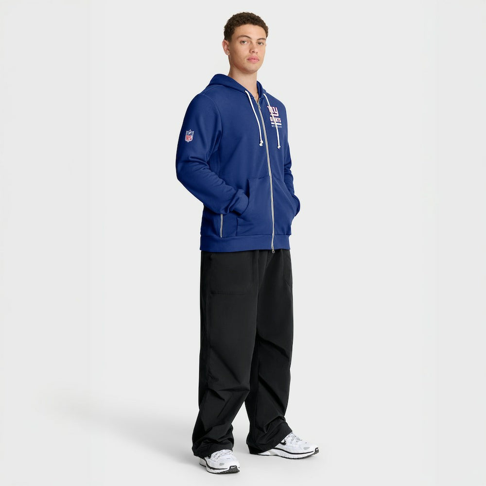 Nike New York Giants Sideline Standard Issue Utility Player Dri-FIT Full-Zip Hoodie Royal