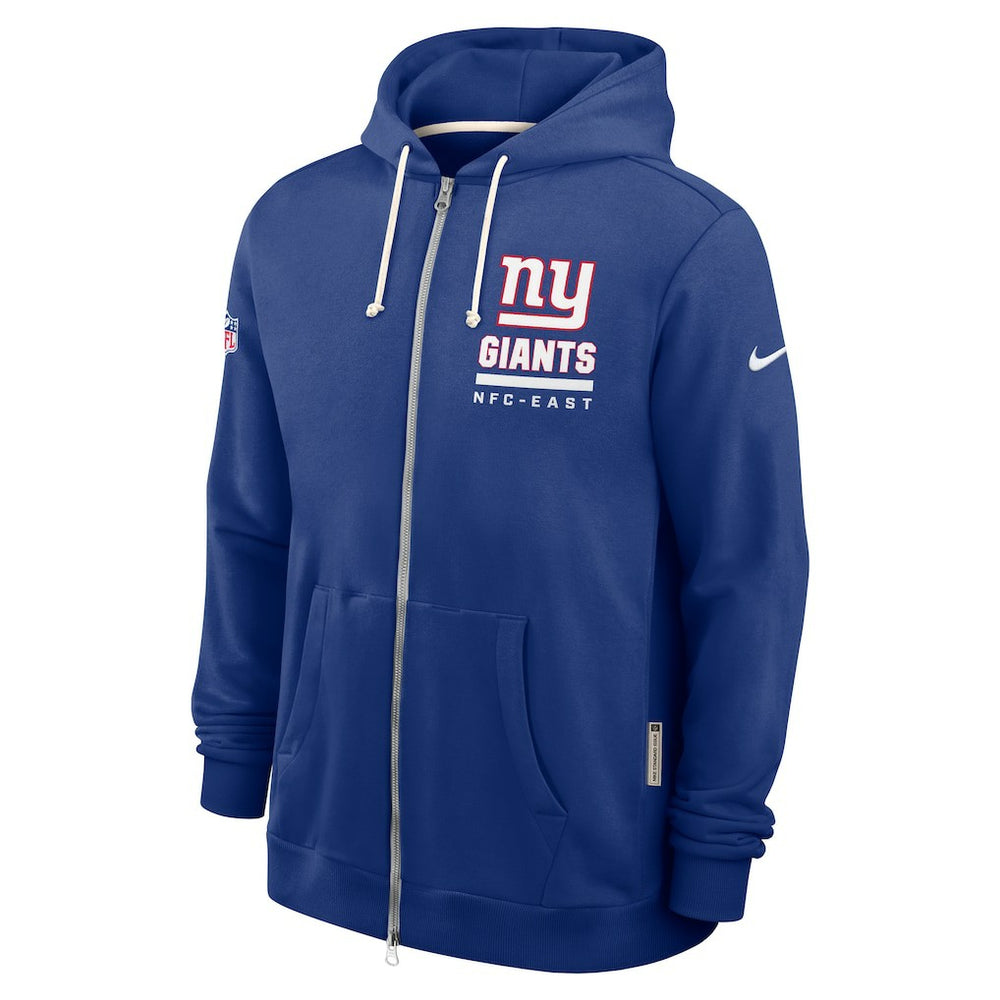 Nike New York Giants Sideline Standard Issue Utility Player Dri-FIT Full-Zip Hoodie Royal