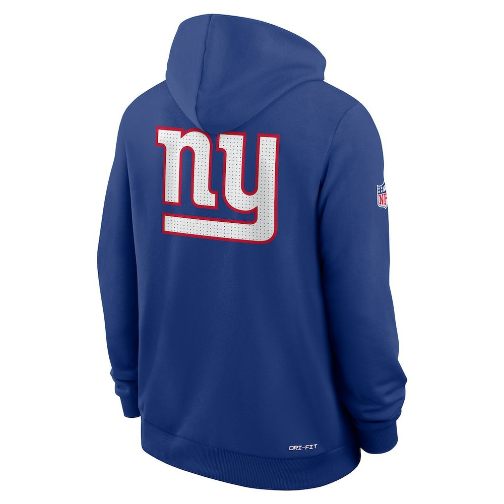 Nike New York Giants Sideline Standard Issue Utility Player Dri-FIT Full-Zip Hoodie Royal