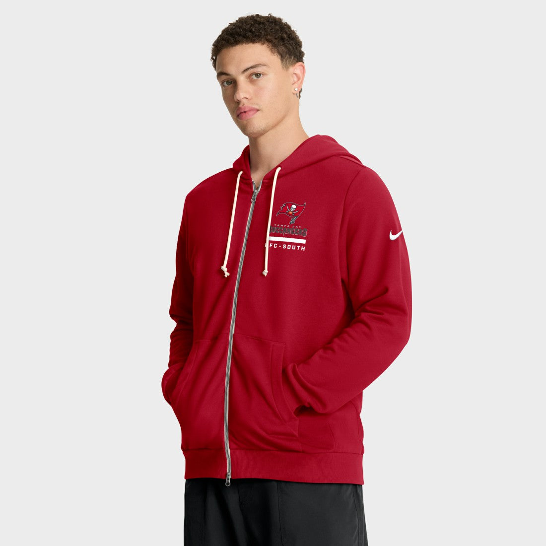 Nike Tampa Bay Buccaneers Sideline Standard Issue Utility Player Dri-FIT Full-Zip Hoodie Red
