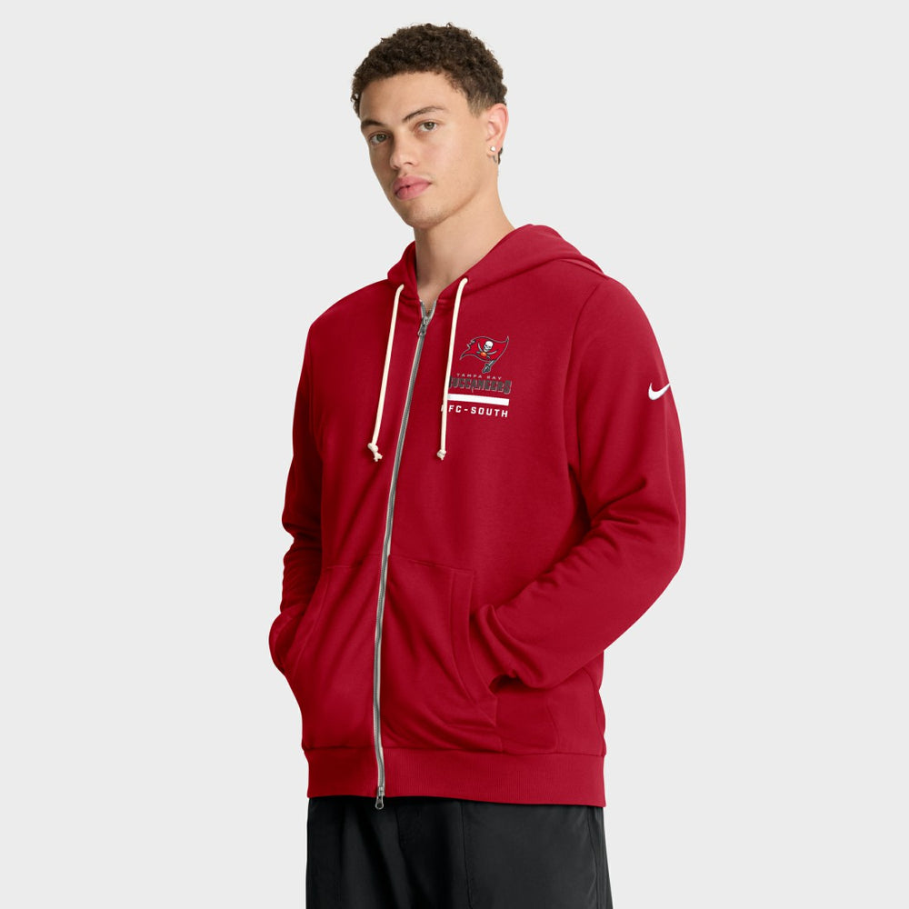 Nike Tampa Bay Buccaneers Sideline Standard Issue Utility Player Dri-FIT Full-Zip Hoodie Red