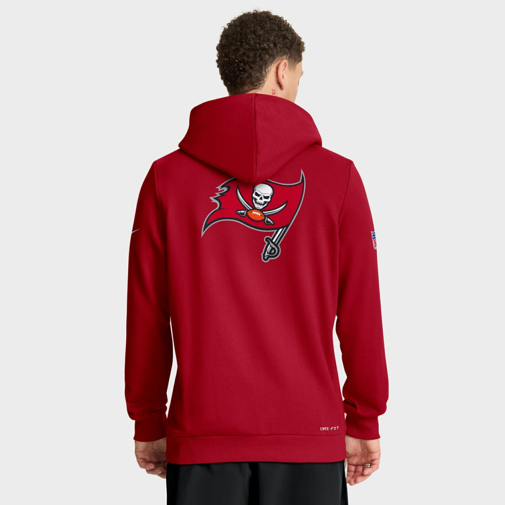 Nike Tampa Bay Buccaneers Sideline Standard Issue Utility Player Dri-FIT Full-Zip Hoodie Red