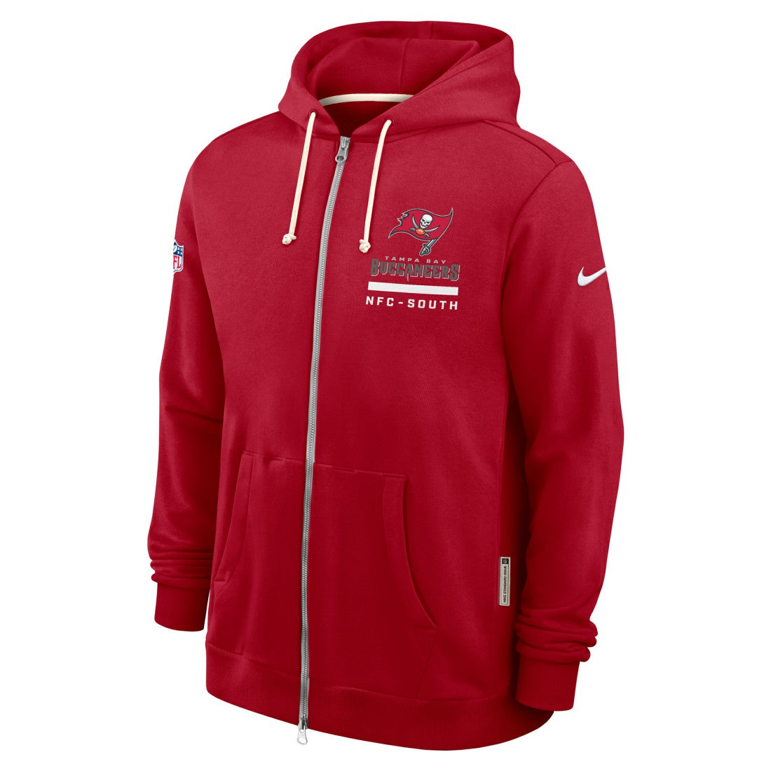 Nike Tampa Bay Buccaneers Sideline Standard Issue Utility Player Dri-FIT Full-Zip Hoodie Red