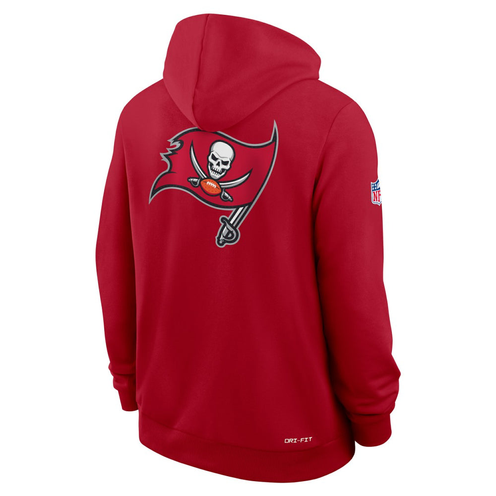 Nike Tampa Bay Buccaneers Sideline Standard Issue Utility Player Dri-FIT Full-Zip Hoodie Red