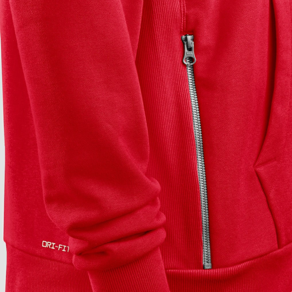 Nike Kansas City Chiefs Sideline Standard Issue Utility Player Dri-FIT Full-Zip Hoodie Red