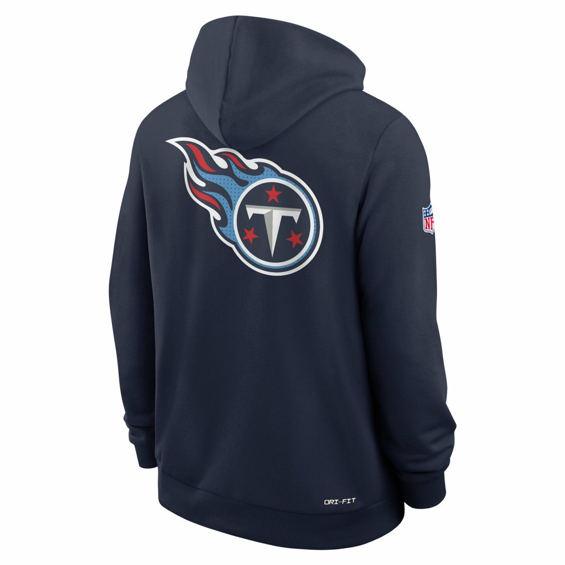 Nike Tennessee Titans Sideline Standard Issue Utility Player Dri-FIT Full-Zip Hoodie Navy