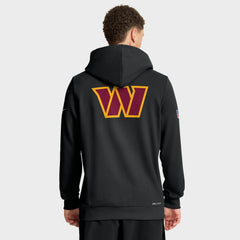 Nike Washington Commanders Sideline Standard Issue Utility Player Dri-FIT Full-Zip Hoodie Black
