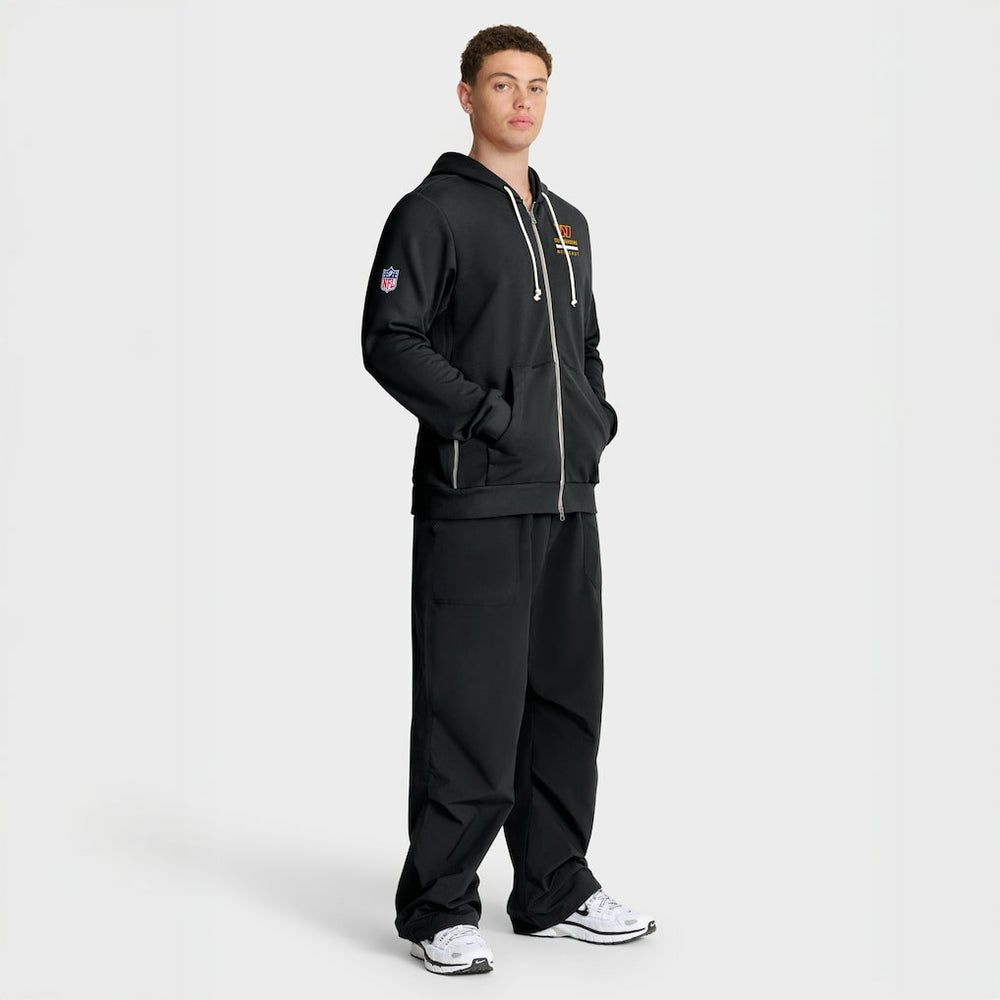 Nike Washington Commanders Sideline Standard Issue Utility Player Dri-FIT Full-Zip Hoodie Black