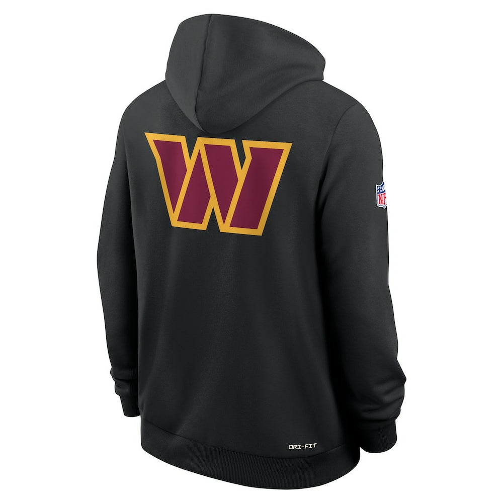 Nike Washington Commanders Sideline Standard Issue Utility Player Dri-FIT Full-Zip Hoodie Black