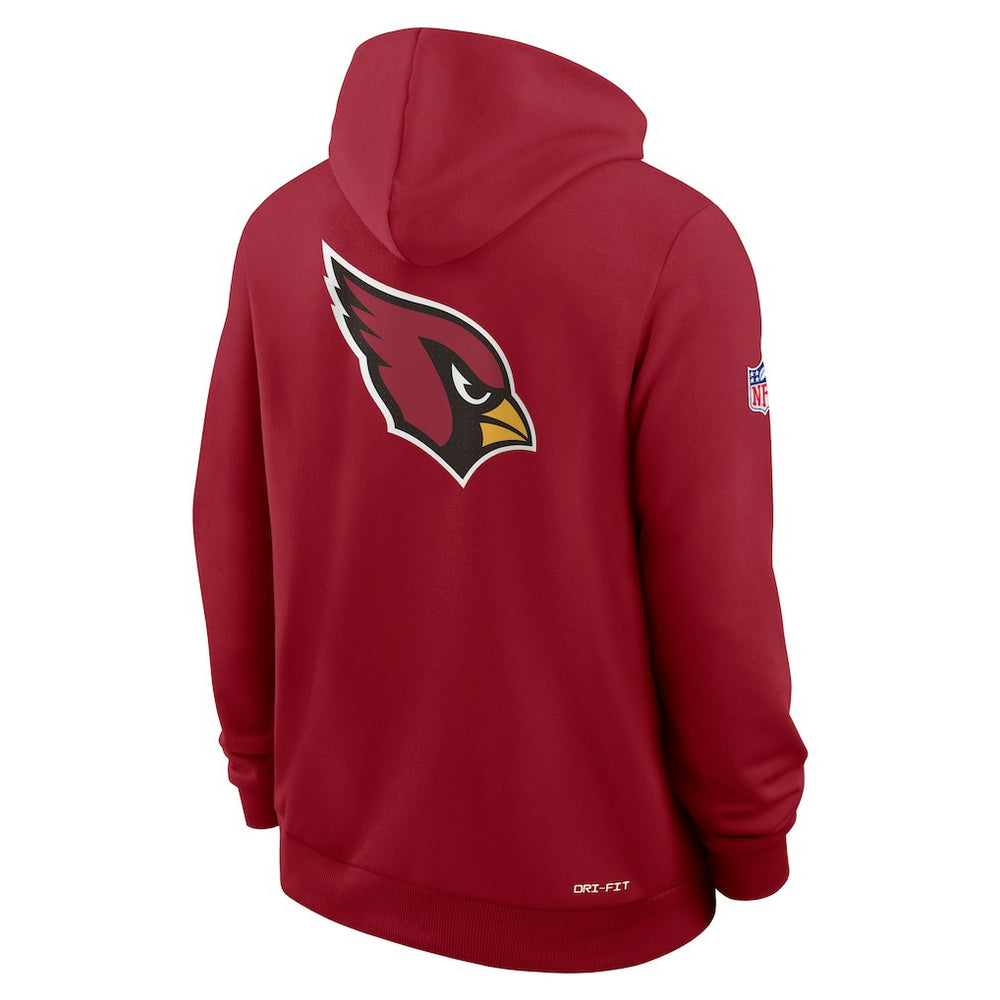 Nike Arizona Cardinals Sideline Standard Issue Utility Player Dri-FIT Full-Zip Hoodie Cardinal